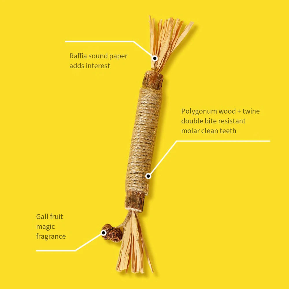 Natural Wooden Chew Stick Toy™